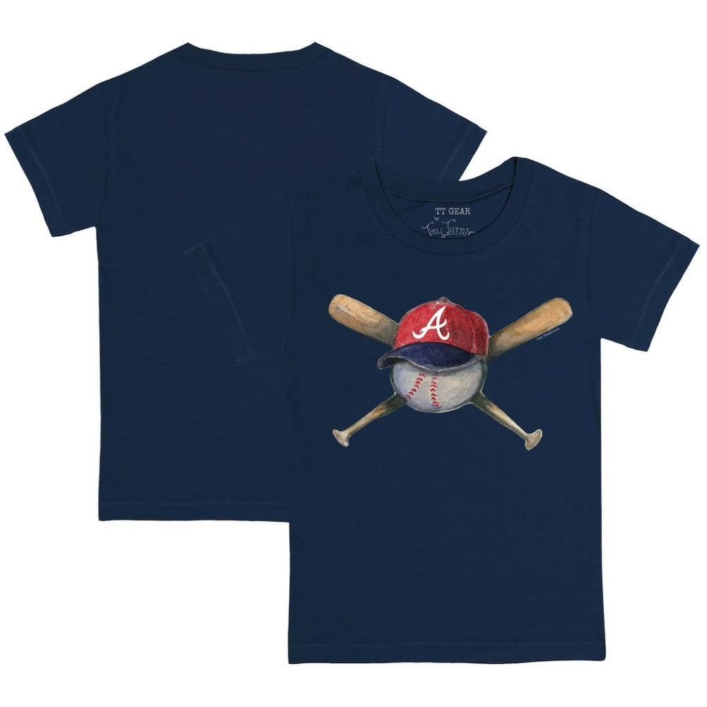 Atlanta Braves Tiny Turnip Youth Hat Crossbats T-Shirt Sale