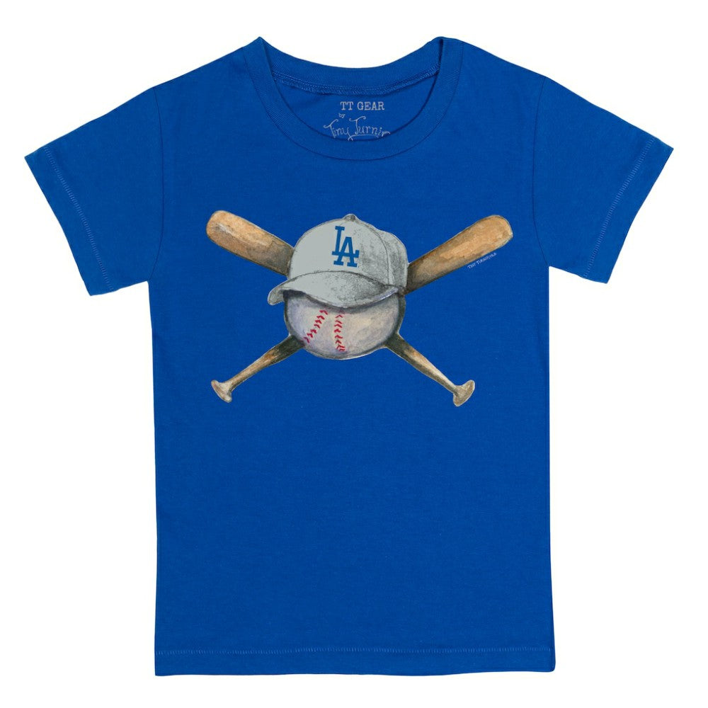 Los Angeles Dodgers Tiny Turnip Youth Hat Crossbats T-Shirt Outlet