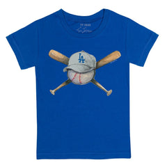 Los Angeles Dodgers Tiny Turnip Youth Hat Crossbats T-Shirt Outlet