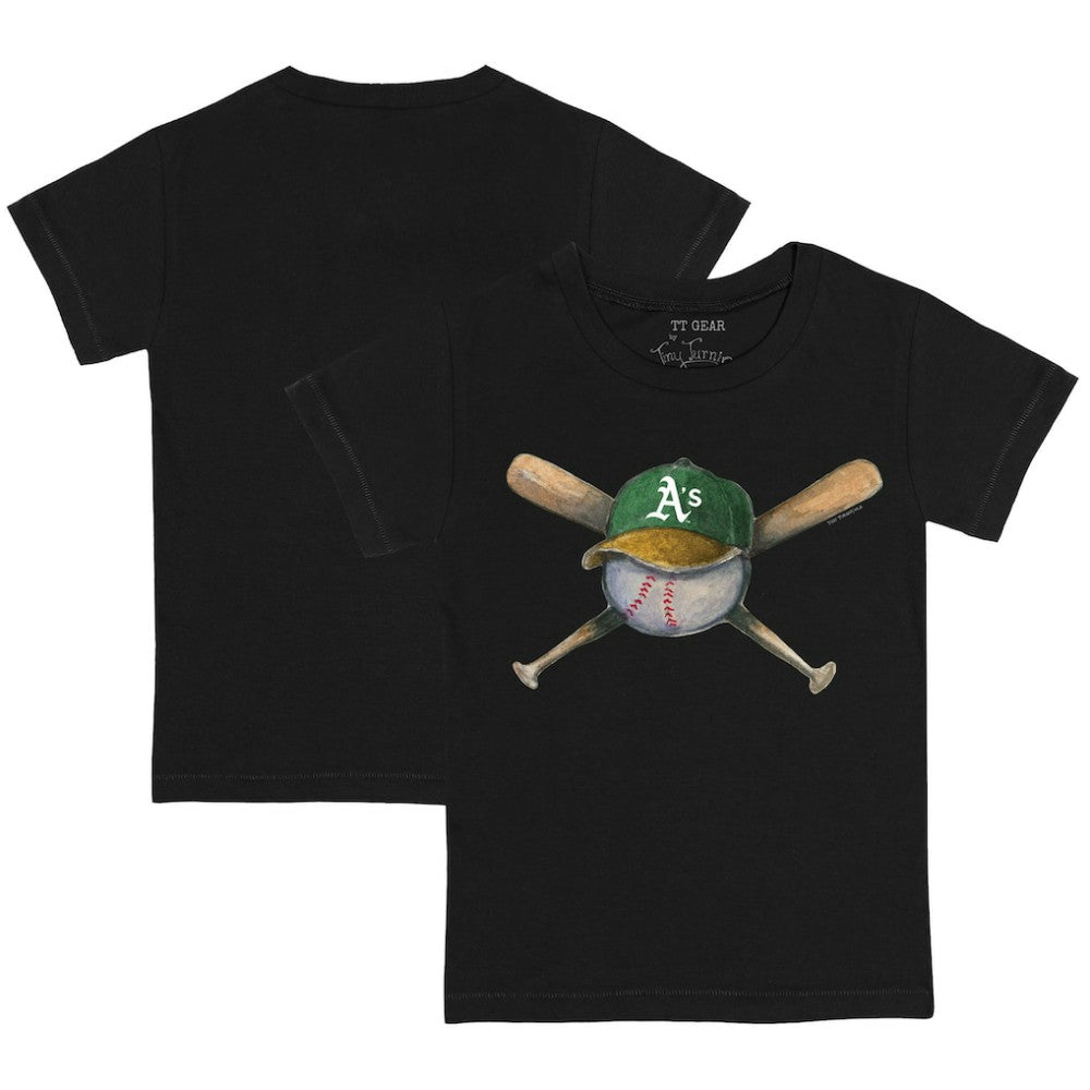 Athletics Tiny Turnip Youth Hat Crossbats T-Shirt Discount