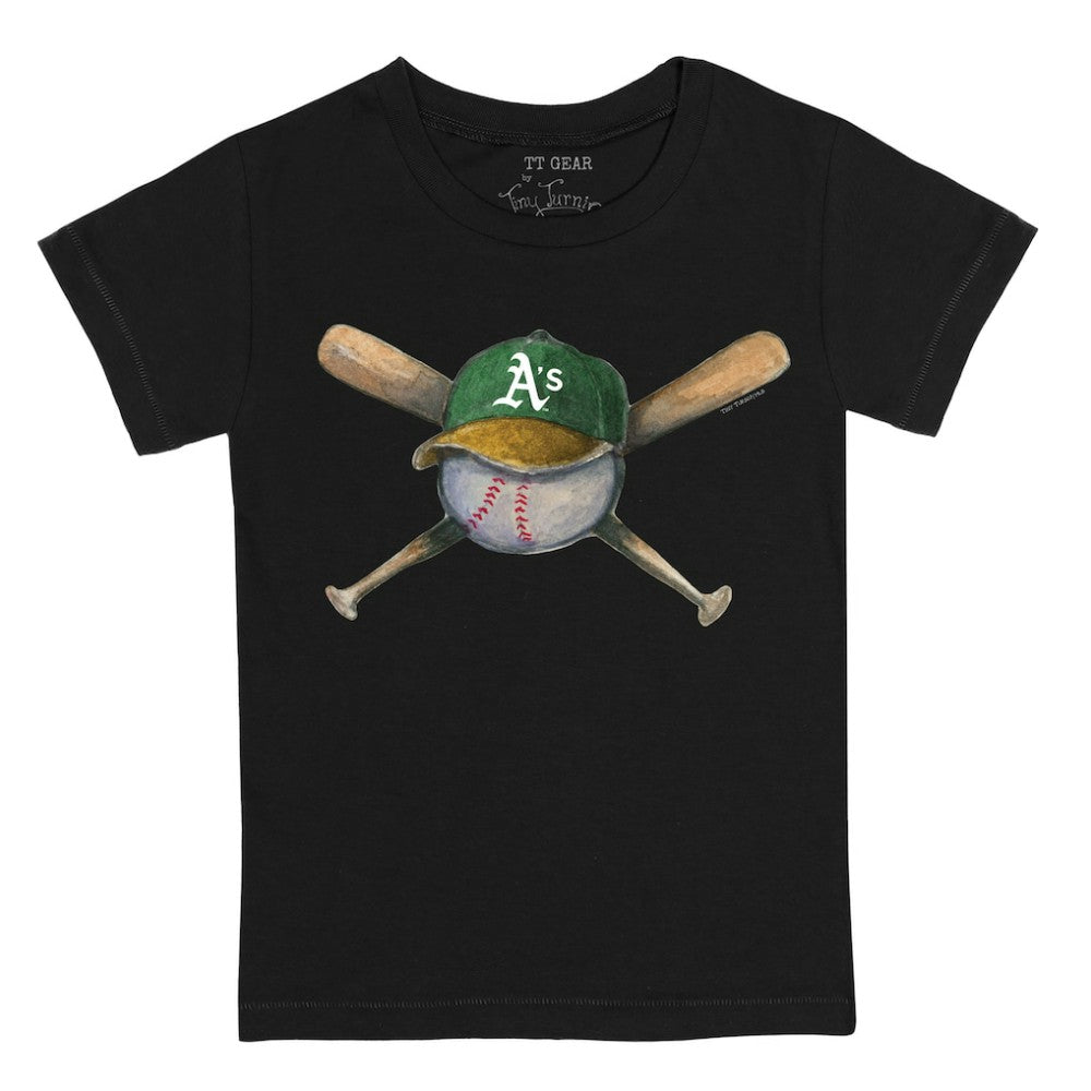 Athletics Tiny Turnip Youth Hat Crossbats T-Shirt Discount