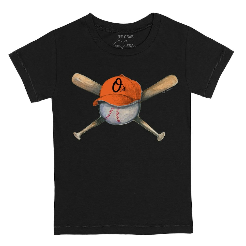 Baltimore Orioles Tiny Turnip Youth Hat Crossbats T-Shirt Online