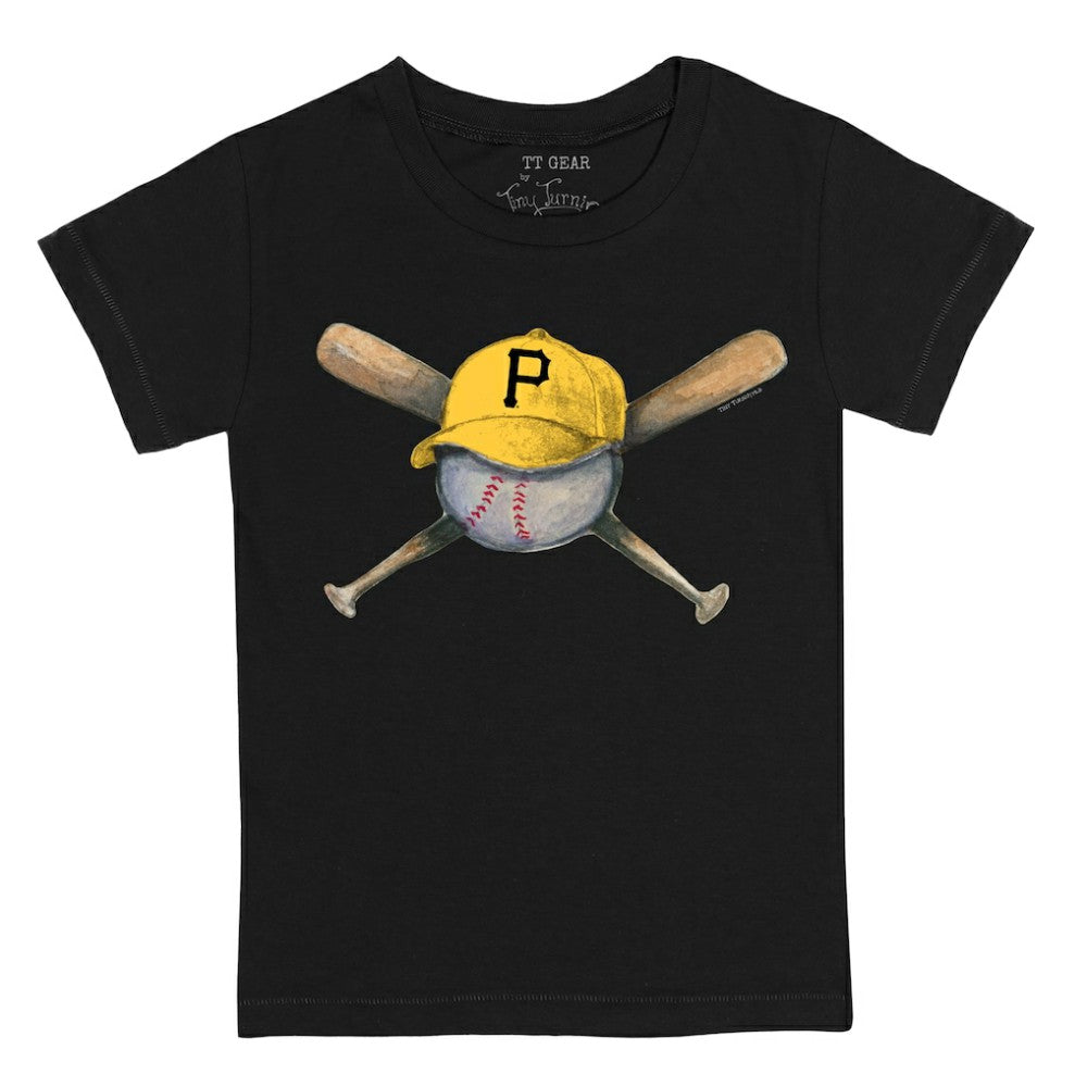 Pittsburgh Pirates Tiny Turnip Youth Hat Crossbats T-Shirt Discount