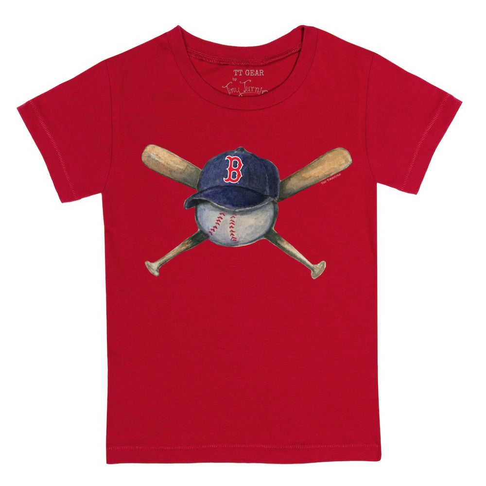 Boston Red Sox Tiny Turnip Youth Hat Crossbats T-Shirt Discount