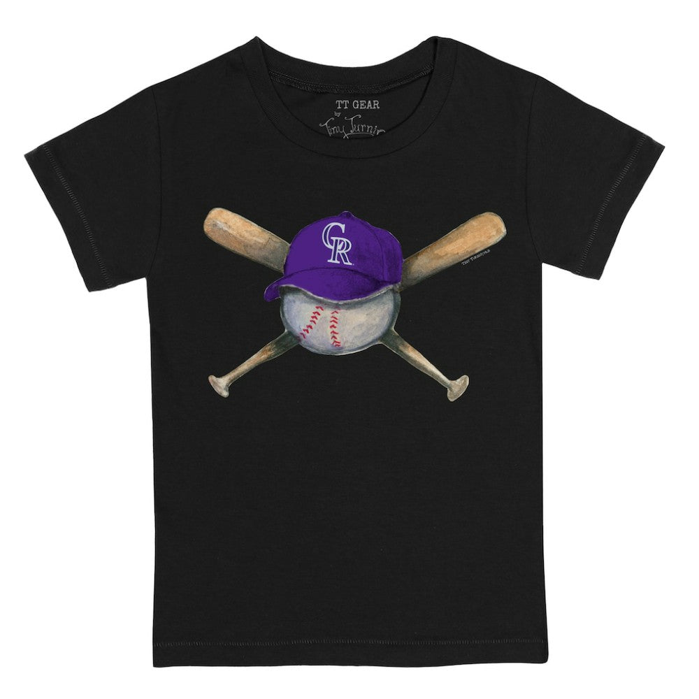 Colorado Rockies Tiny Turnip Youth Hat Crossbats T-Shirt Online