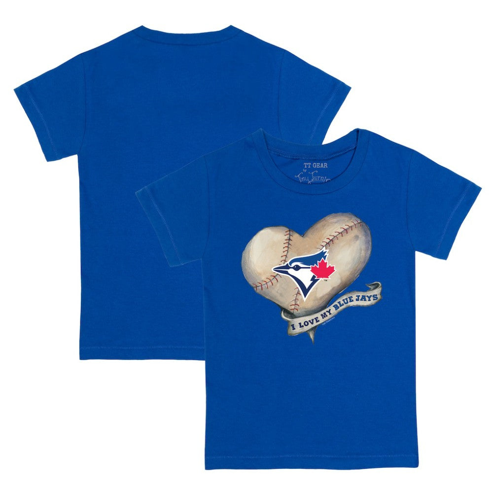 Toronto Blue Jays Tiny Turnip Youth Heart Banner T-Shirt for sale