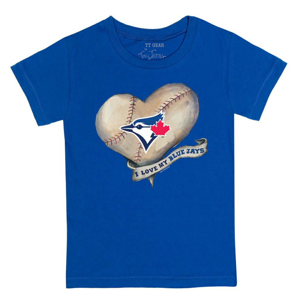 Toronto Blue Jays Tiny Turnip Youth Heart Banner T-Shirt for sale