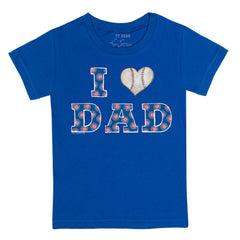 Chicago Cubs Tiny Turnip Youth I Love Dad T-Shirt Sale