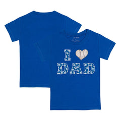 Los Angeles Dodgers Tiny Turnip Youth I Love Dad T-Shirt Sale