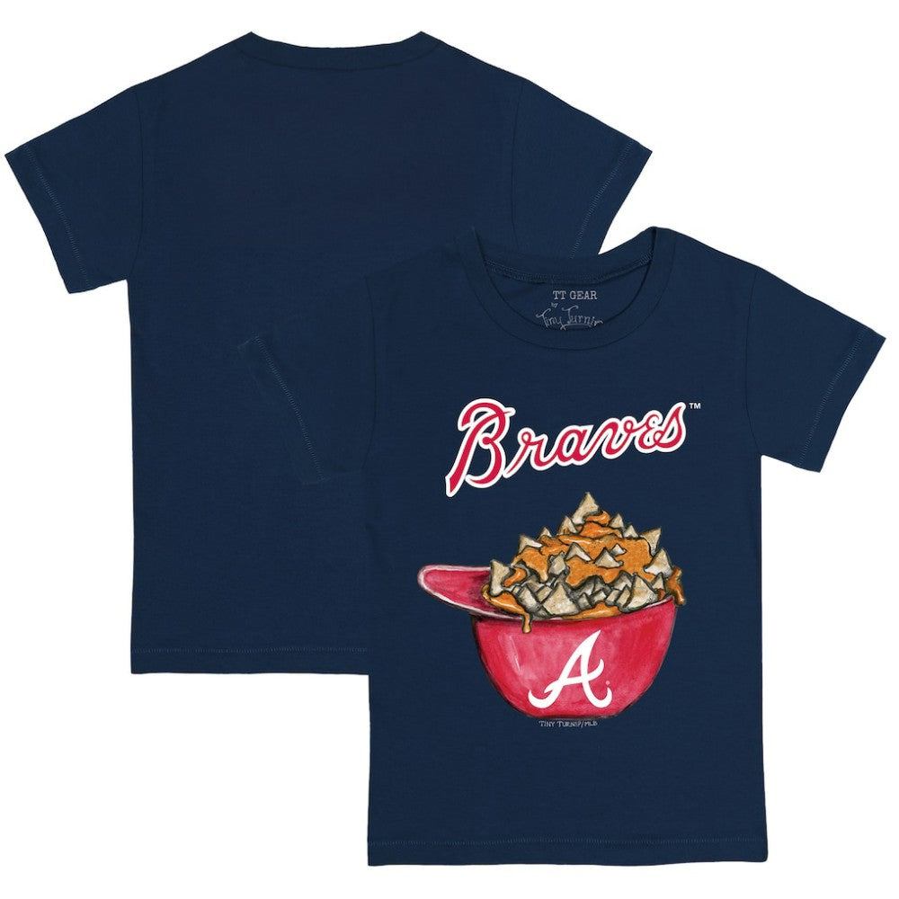 Atlanta Braves Tiny Turnip Youth Nacho Helmet T-Shirt Online