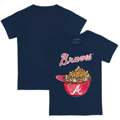Atlanta Braves Tiny Turnip Youth Nacho Helmet T-Shirt Online