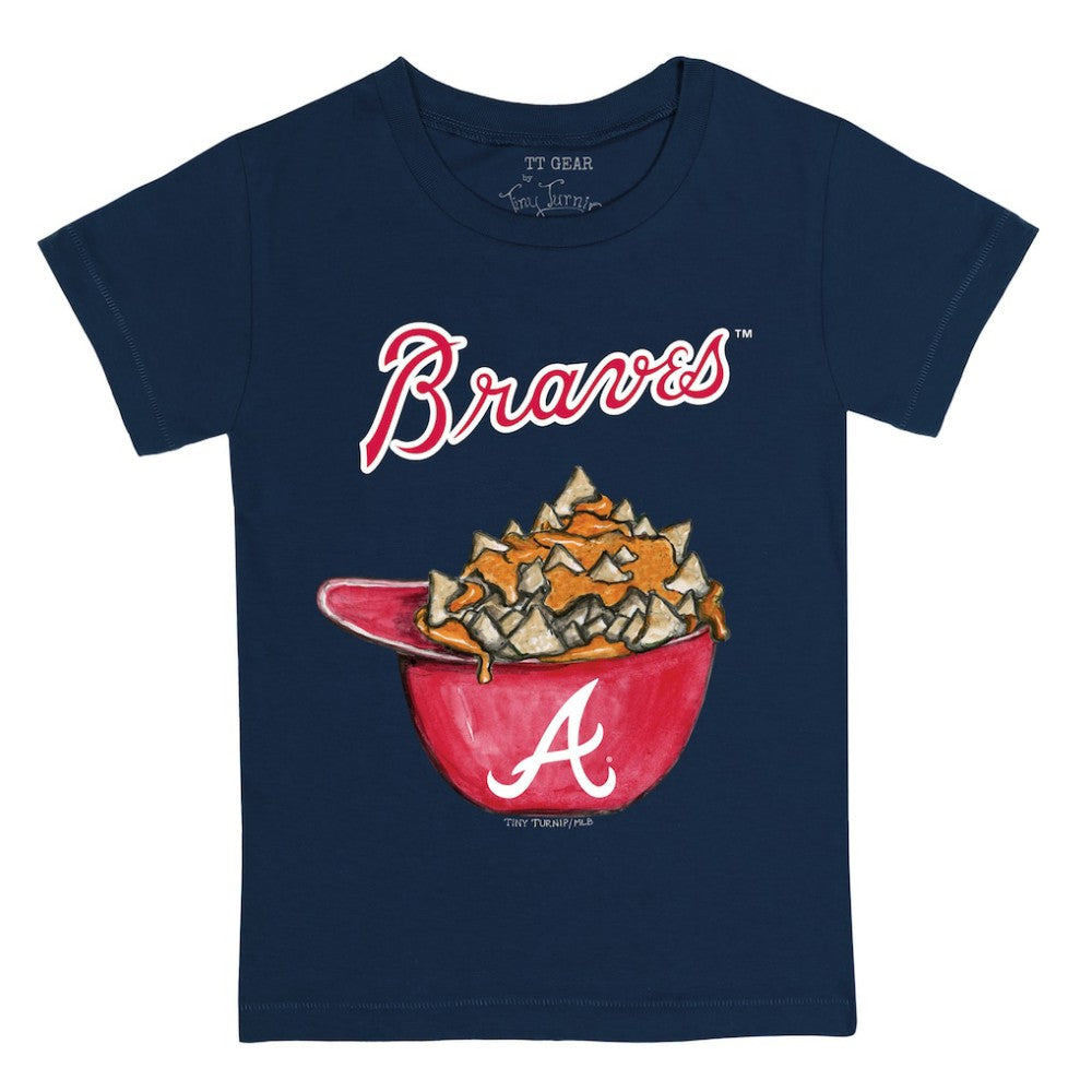 Atlanta Braves Tiny Turnip Youth Nacho Helmet T-Shirt Online