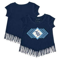 Tampa Bay Rays Tiny Turnip Girls Youth Prism Arrows Fringe T-Shirt Outlet