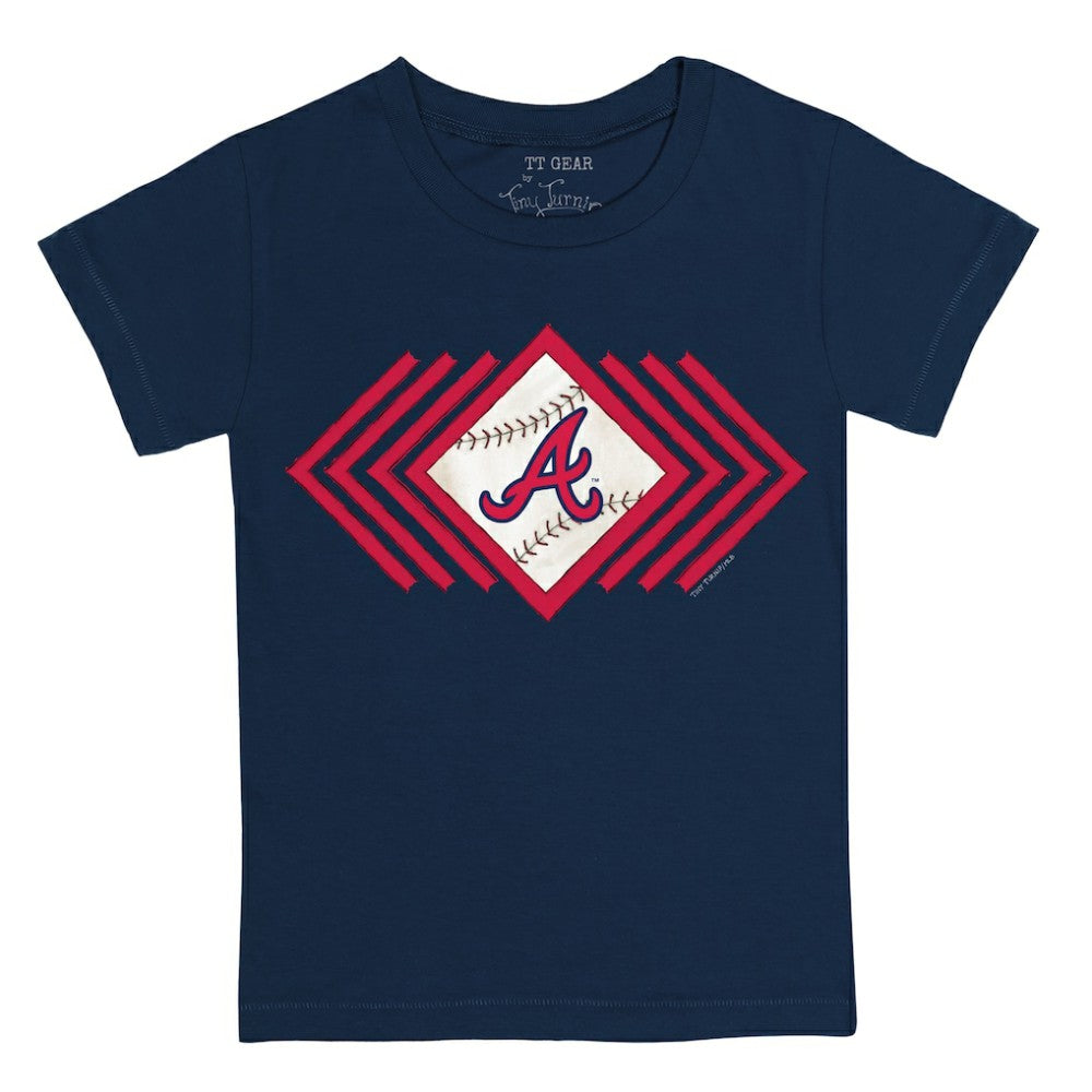 Atlanta Braves Tiny Turnip Youth Prism Arrows T-Shirt Outlet