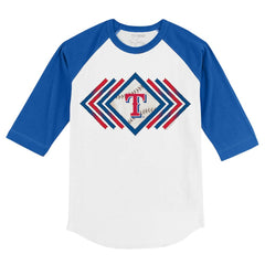 Texas Rangers Tiny Turnip Youth Prism Arrows 3/4-Sleeve Raglan T-Shirt for sale