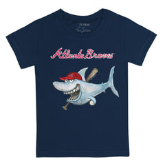 Atlanta Braves Tiny Turnip Youth Shark T-Shirt Near Me