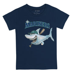 Seattle Mariners Tiny Turnip Youth Shark T-Shirt Outlet