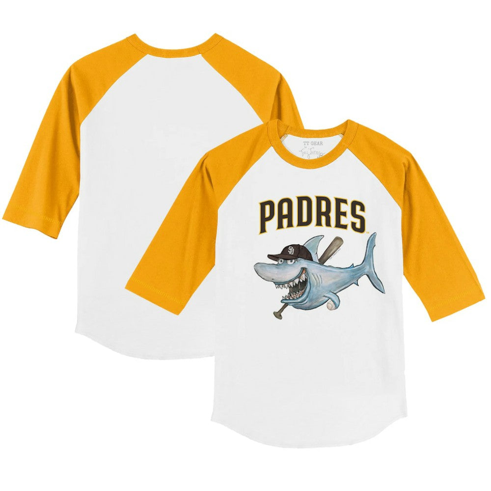 San Diego Padres Tiny Turnip Youth Shark 3/4-Sleeve Raglan T-Shirt Near Me