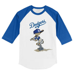 Los Angeles Dodgers Tiny Turnip Youth Slugger 3/4-Sleeve Raglan T-Shirt for sale