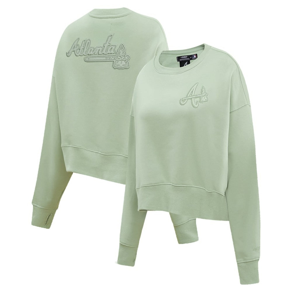 Atlanta Braves Pro Standard Women's Fleece Pullover Sweatshirt Sale
