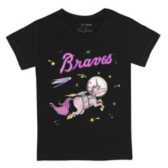 Atlanta Braves Tiny Turnip Youth Space Unicorn T-Shirt Near Me