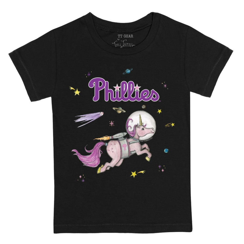 Philadelphia Phillies Tiny Turnip Youth Space Unicorn T-Shirt Sale