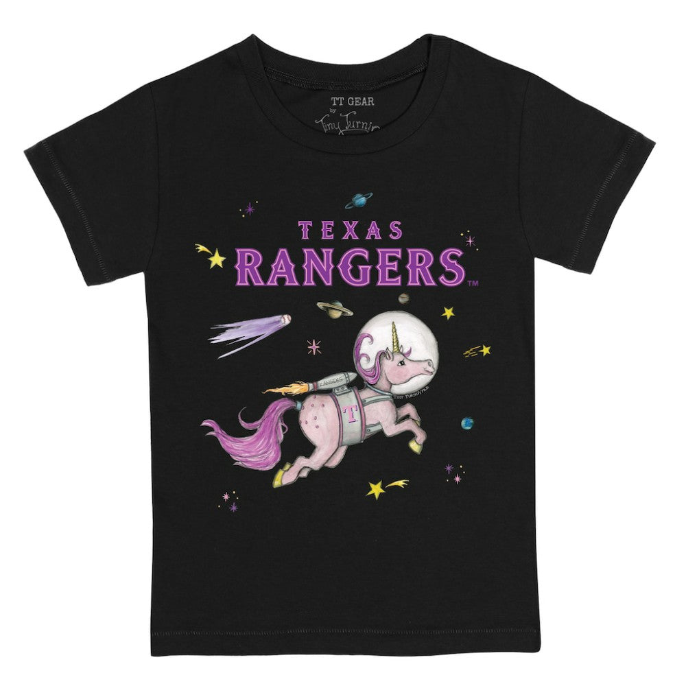 Texas Rangers Tiny Turnip Youth Space Unicorn T-Shirt Near Me