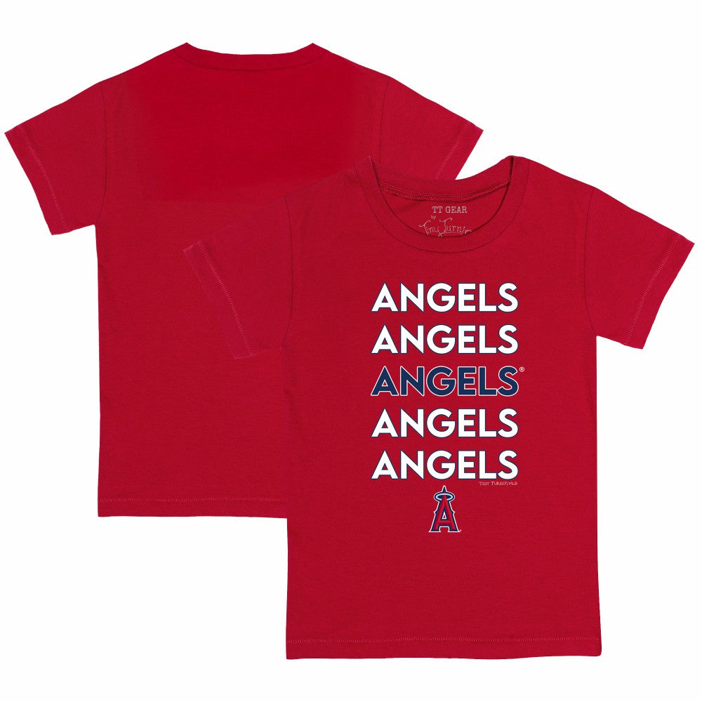 Los Angeles Angels Tiny Turnip Youth Stacked T-Shirt Sale