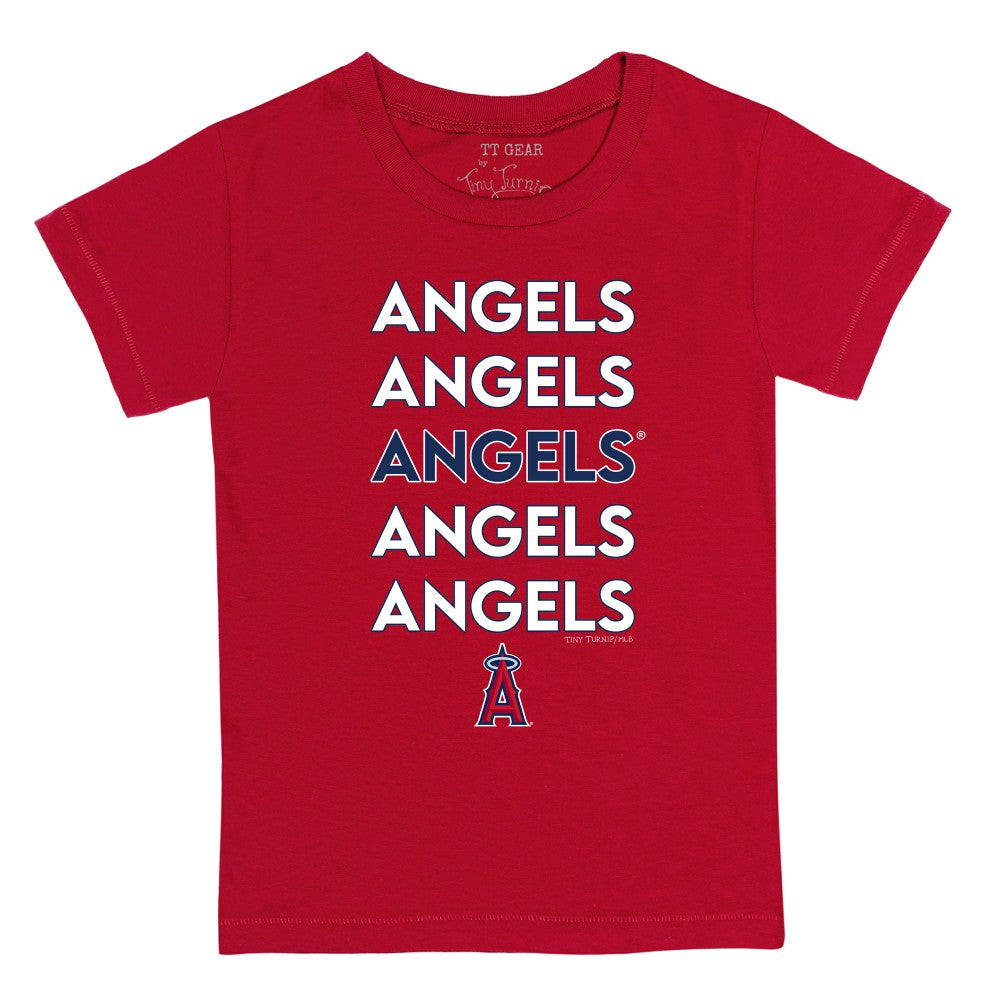Los Angeles Angels Tiny Turnip Youth Stacked T-Shirt Sale