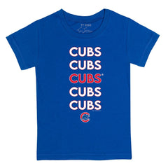 Chicago Cubs Tiny Turnip Youth Stacked T-Shirt Discount