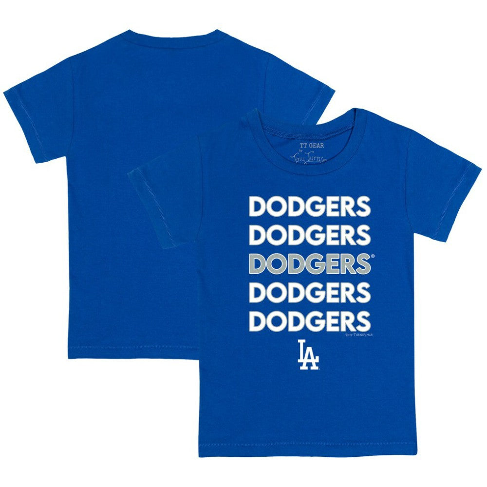 Los Angeles Dodgers Tiny Turnip Youth Stacked T-Shirt Near Me