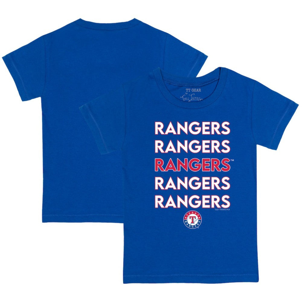 Texas Rangers Tiny Turnip Youth Stacked T-Shirt Sale