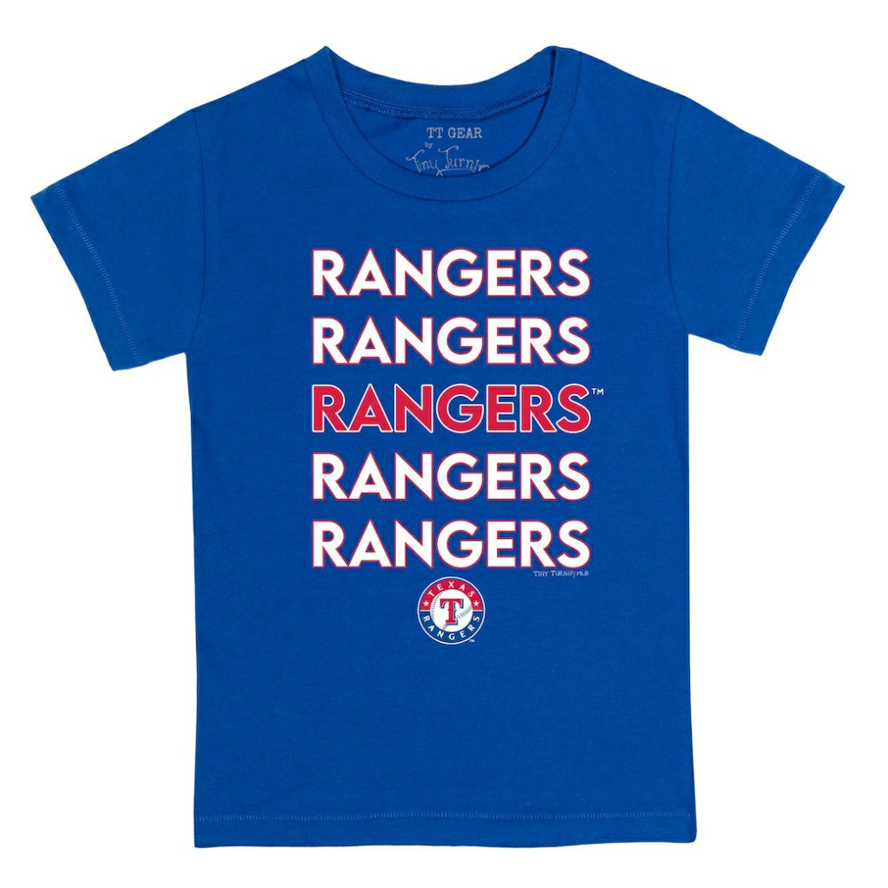 Texas Rangers Tiny Turnip Youth Stacked T-Shirt Sale