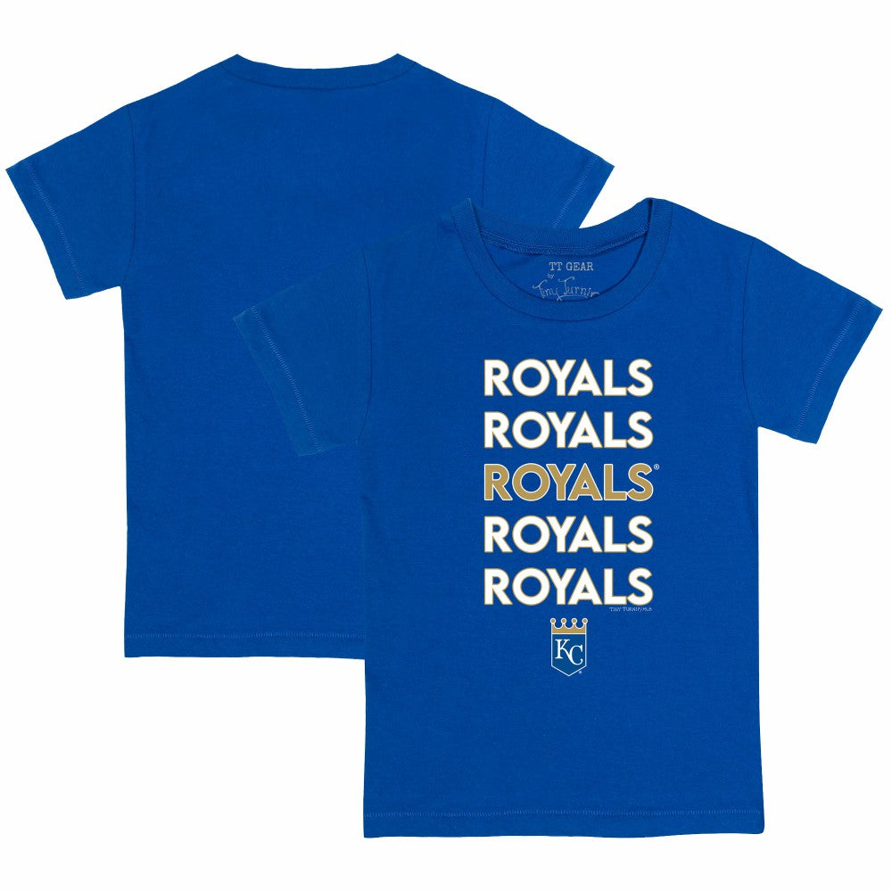 Kansas City Royals Tiny Turnip Youth Stacked T-Shirt Sale