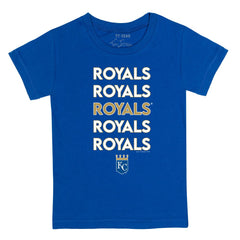 Kansas City Royals Tiny Turnip Youth Stacked T-Shirt Sale