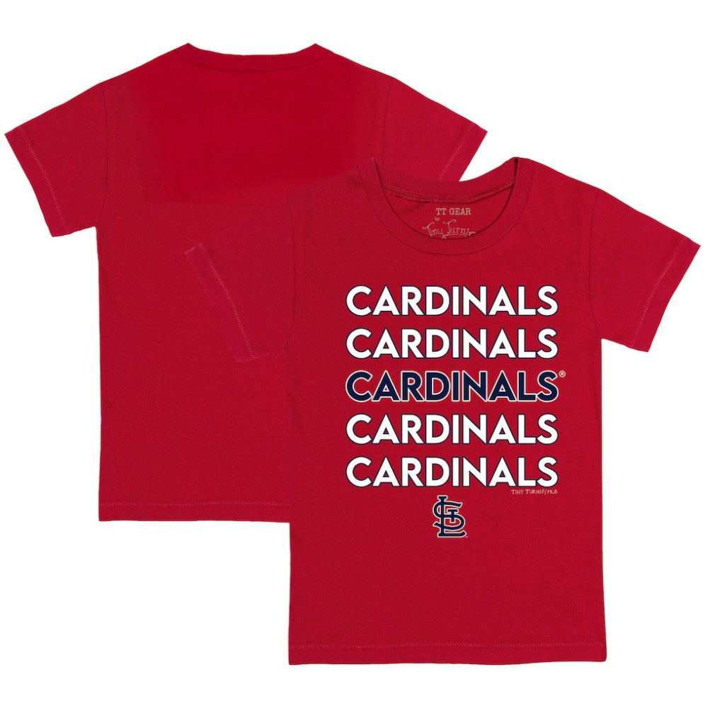 St. Louis Cardinals Tiny Turnip Youth Stacked T-Shirt for sale
