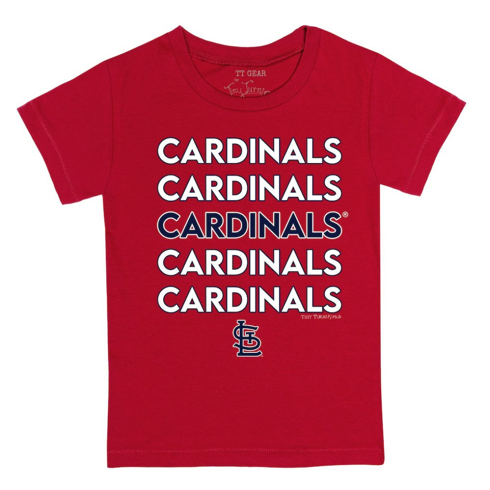 St. Louis Cardinals Tiny Turnip Youth Stacked T-Shirt for sale