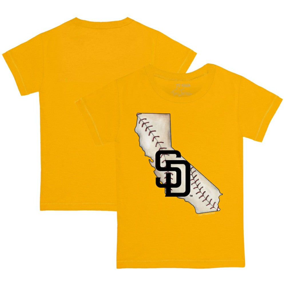 San Diego Padres Tiny Turnip Youth State Outline T-Shirt Near Me