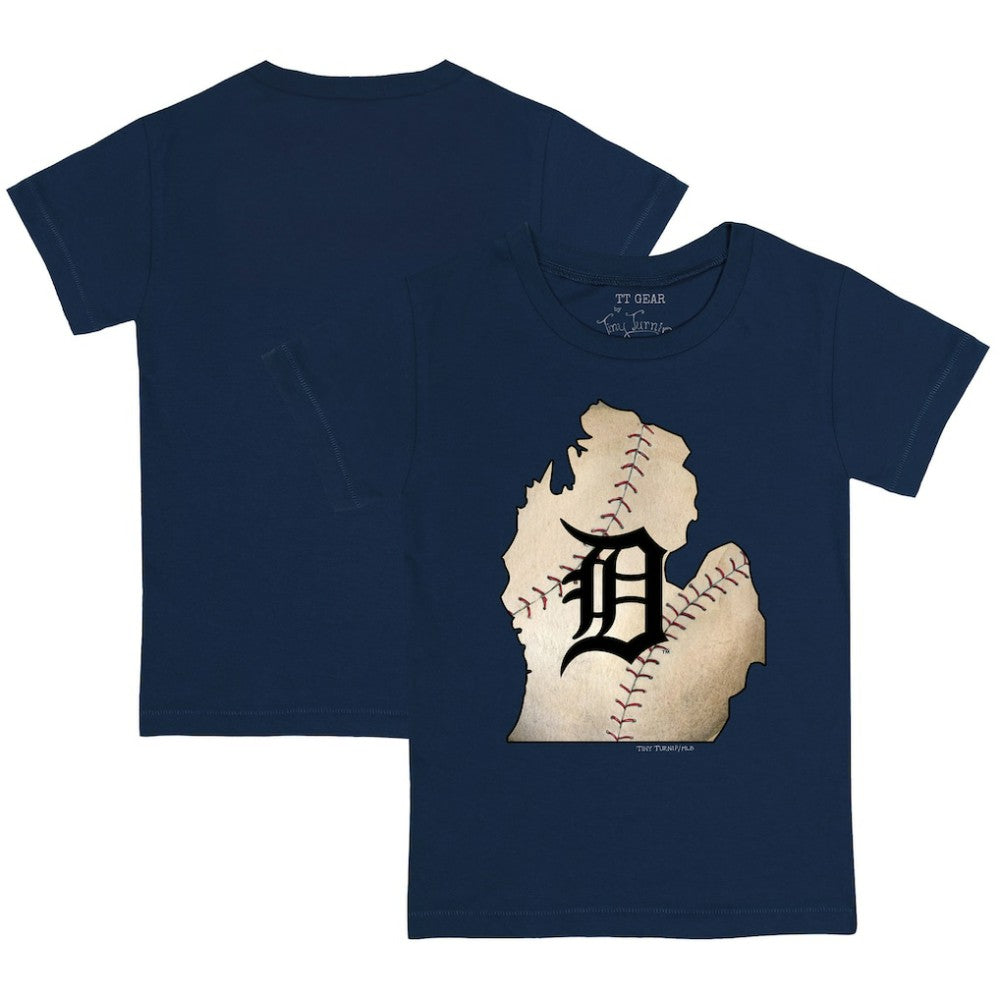 Detroit Tigers Tiny Turnip Youth State Outline T-Shirt for sale