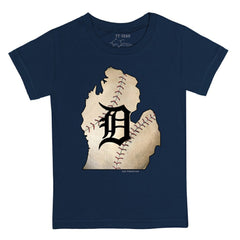 Detroit Tigers Tiny Turnip Youth State Outline T-Shirt for sale