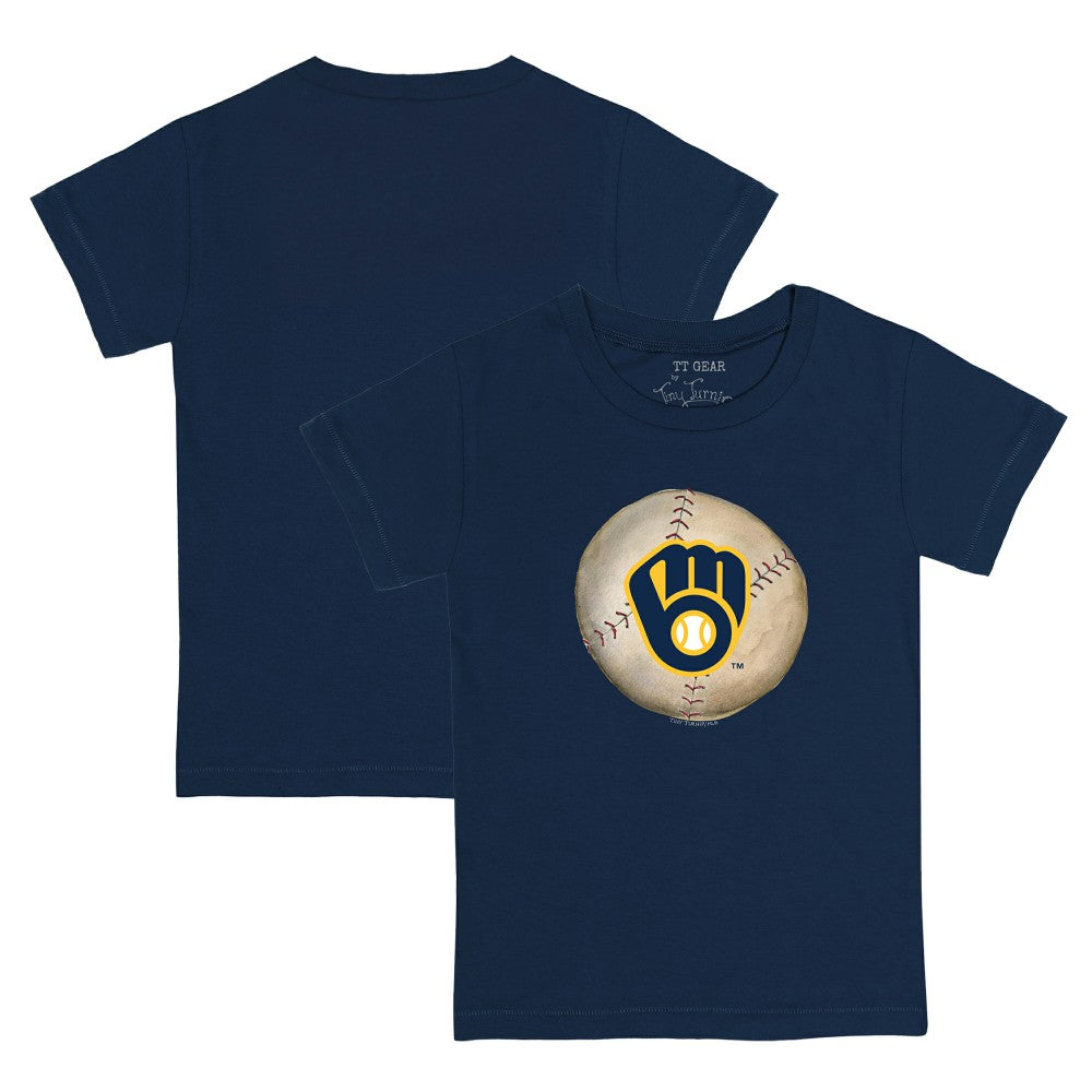 Milwaukee Brewers Tiny Turnip Youth Stitched Baseball T-Shirt Outlet