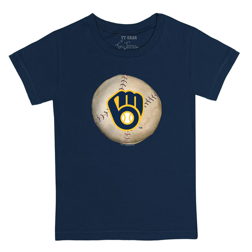 Milwaukee Brewers Tiny Turnip Youth Stitched Baseball T-Shirt Outlet