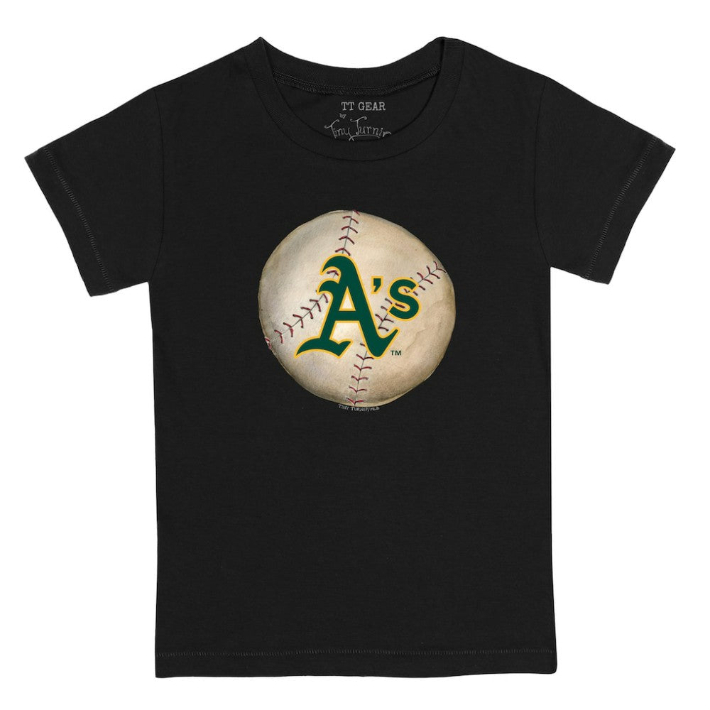Athletics Tiny Turnip Youth Stitched Baseball T-Shirt for sale