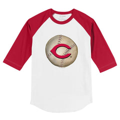 Cincinnati Reds Tiny Turnip Youth Stitched Baseball 3/4-Sleeve Raglan T-Shirt for sale