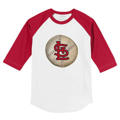 St. Louis Cardinals Tiny Turnip Youth Stitched Baseball 3/4-Sleeve Raglan T-Shirt Outlet