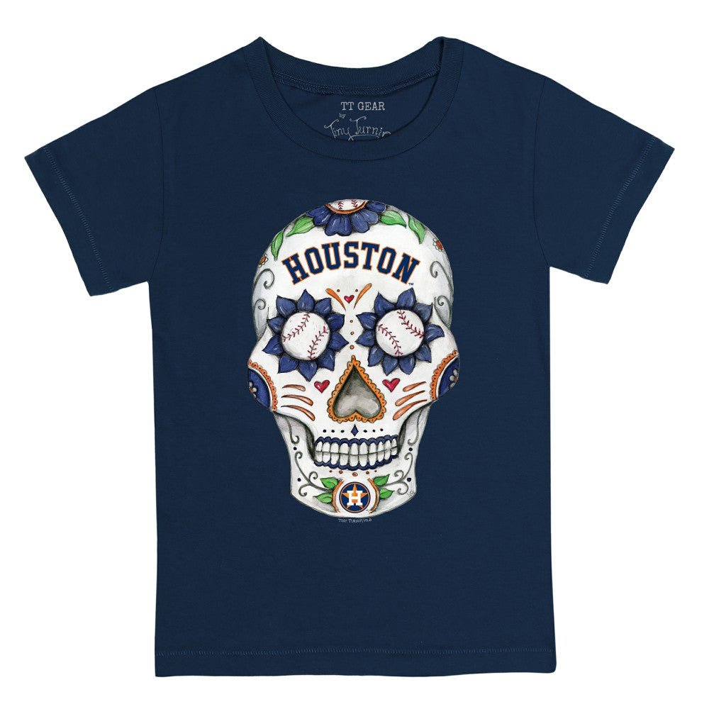 Houston Astros Tiny Turnip Youth Sugar Skull T-Shirt Sale