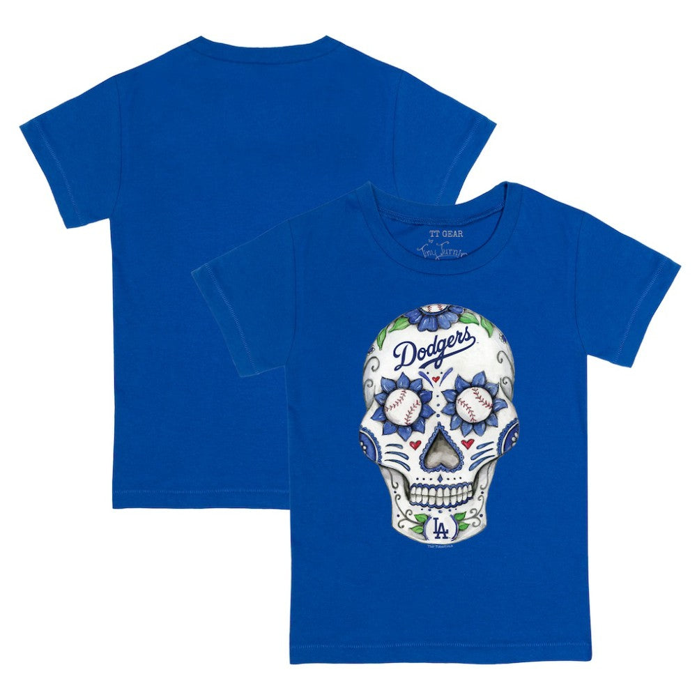 Los Angeles Dodgers Tiny Turnip Youth Sugar Skull T-Shirt for sale