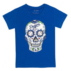 Los Angeles Dodgers Tiny Turnip Youth Sugar Skull T-Shirt for sale