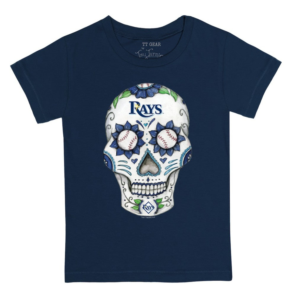Tampa Bay Rays Tiny Turnip Youth Sugar Skull T-Shirt Online