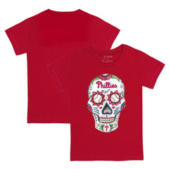 Philadelphia Phillies Tiny Turnip Youth Sugar Skull T-Shirt Discount